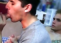 College boys rub on each other