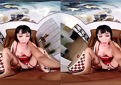Asian cougar Marica Hase seduces me and allows me to sample her pussy - Virtual Reality porn