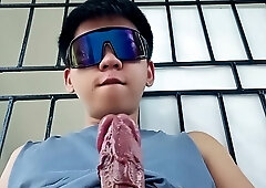 Pinoy Pound his Taut Fucktoy in Front of Garage - Daks Jakol Ungol