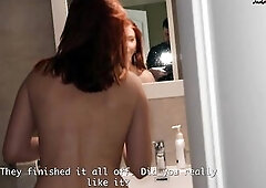 Fiery Crystal White in a Scene After Anal Casting! Hard Public 3some Banging in the Shower! Part two