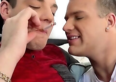 Boys-Smoking.com - Jock Brandon jerking Ryan Fields