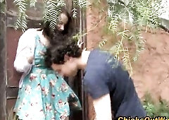 Real amateur girlfriend cunt licked outdoors in hello def