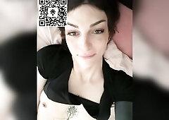 playing with my wand vibe awaiting for you playgirl