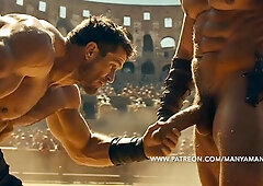 Gladiators Fuck And Suck by ManyAMan7