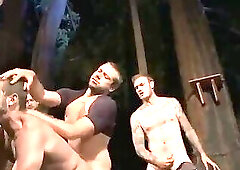 BOUND AND PUNISHED IN THE WOODS