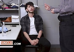 Security Guard Penalizes Japanese Shoplifter with His First-ever Anal invasion Plumbing