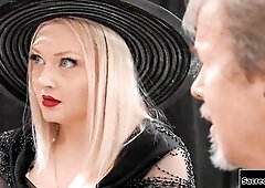 SacredShemale.com - TS Foxxy barebacked at husbands burial