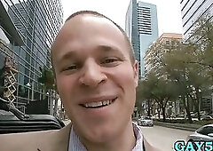 Hot sexy guy takes cock