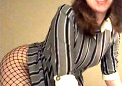 Trans Girl In Fishnets Showing Juicy Ass And Tight Hole Tally Wyte Solo Tease
