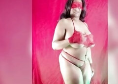 Blindfolded in Red