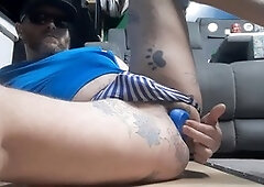 Amateur gay Ryan743 getting gaped and stretched for some wild anal fun