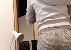 Step-Mommy Caught me Stroking to Her during the time that doing Chores