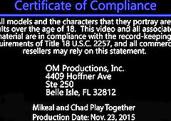 Chad is tied and tantalized by his sir