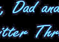 A pair comes home and their babysitter has fell asleep in their daybed. They know how much of a bitch this babe is so daddy wakes her by putting his w