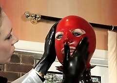 pleasing fetish anal actions with latex and bdsm