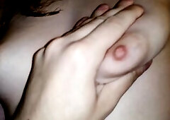 hawt girlfriend rubs cunt on jock, sea of jizz