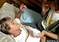 youngster Kyros Christian boned while chainsmoking