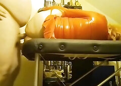 Anal out of rubber