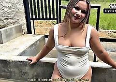 Big Tits Stepmoms Outdoor Creampie for Stepson
