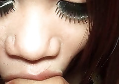 Naughty ladyboy got her tight little ass barebacked in POV