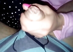 Austrian Viki gives a steamy femdom handjob with spit