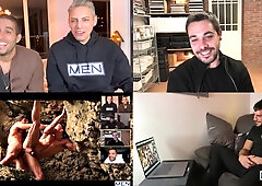 Watching gay porn together has never been so much fun - Diego Sans, Paddy O'Brian & Alter Sin