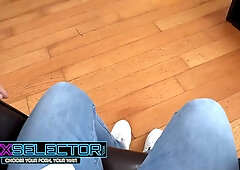 Porno selector - stunning Violet Gems teams up with her buddy Brandy Renee to fuck her stepdad