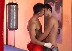 Johan's Chest Covered in Joyful Juice