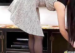 Petticoat Teasing, Panty Flashing, UK Models, with Masturbation Encouragement!