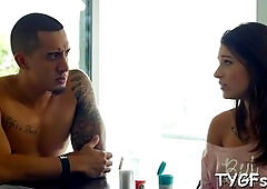 Revenge on a cheating gf and making her fuck with a stranger