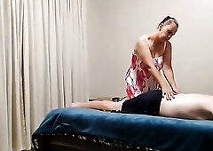 Very GLAD ENDING massage for client.