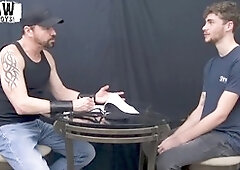 Big cock, gay slim, unwrapping