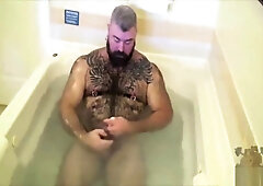 Bears make love in the tub