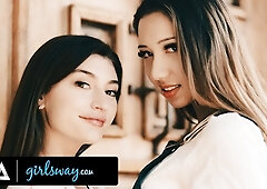 Passionate Lovers Exploring Each Other’s Bodies In A Steamy Lesbian Encounter