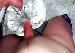 Getting off, homemade gay, bathrooms