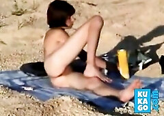 Beach-nudist outdoor