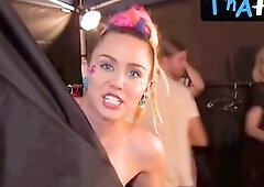 Miley Cyrus Tits Scene in Mtv Movie Scene Music Rewards
