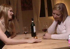 Dia Zerva and Katalin Lesbian Foot Fetish