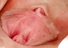 Give Me Pink presents Anita P satisfying herself solo masturbating