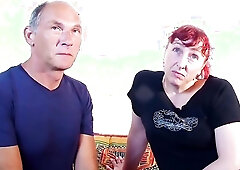 German Mature Step Mom & Dad Defloration Mmf With Step Son