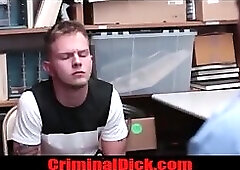 Young blonde teen Criminal gets barebacked