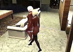 Couple tranny have fun