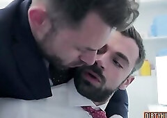 Muscle gay anal sex and cumshot