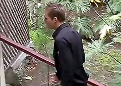 Horny Teen Guy Gets Facialized