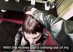 Broke Punk Bitch Has No Money For Food Delivery - Pays With Sloppy Deepthroat Facefuck, Sofa Twat Ride, Wall Doggy & Footjob Ejaculation!