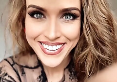 ASMR Gina Carla Nude See Through Lingerie Video