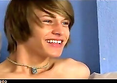 Audition Cute Blond Twink Jerks and Cumshot