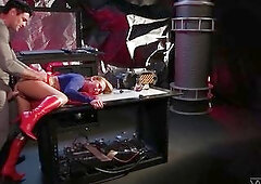 Superhero Couple Have Hard Sex