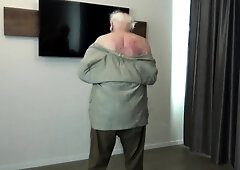 dancing grandpa clown