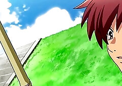 Cute shemale hottie enjoys blowjobs and fucking in a cartoon